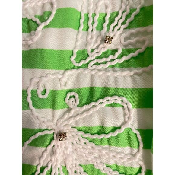 Lilly Pulitzer Pearl Cording We Will Go Dress Green size 0 - Picture 5 of 6